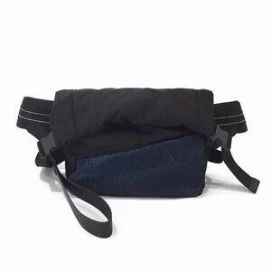 Bottega Veneta Black/Blue Paper Nylon Belt Bag 💙